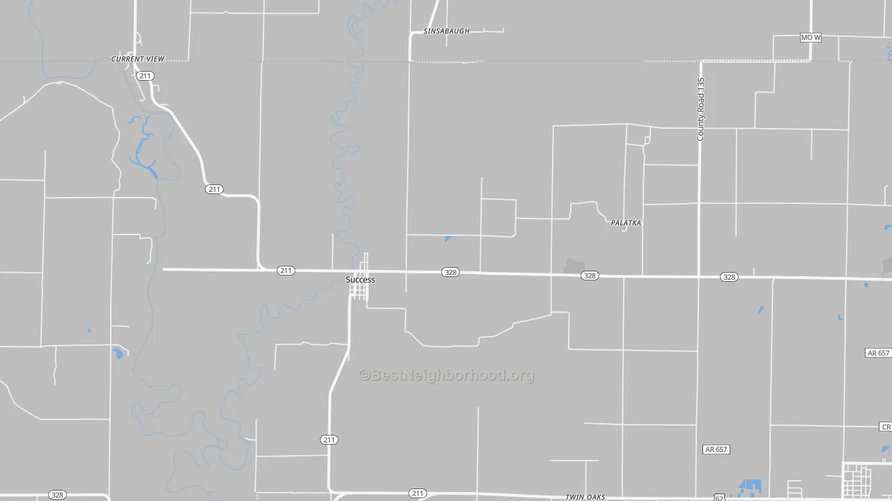 Transit Grade map of Success, AR