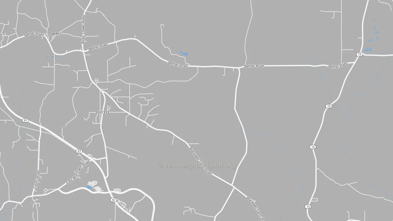Transit Grade map of Success, MS