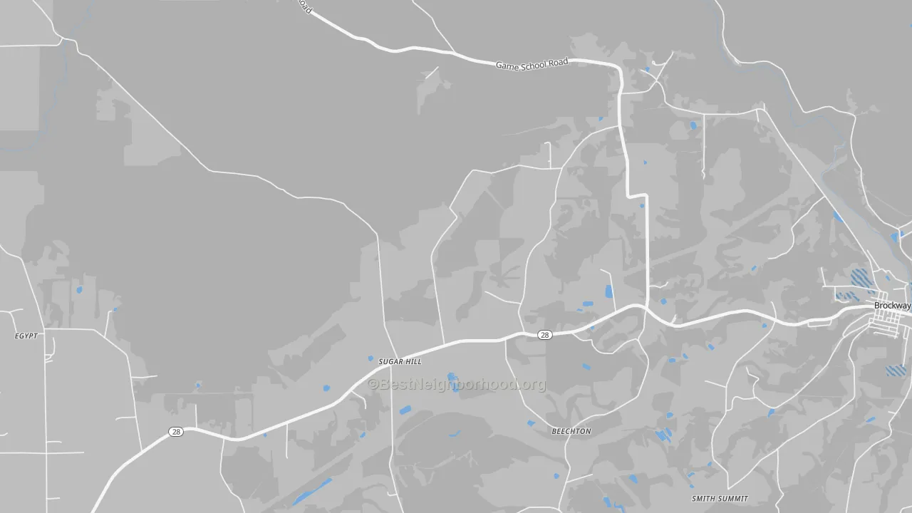 Transit Grade map of Sugar Hill, PA
