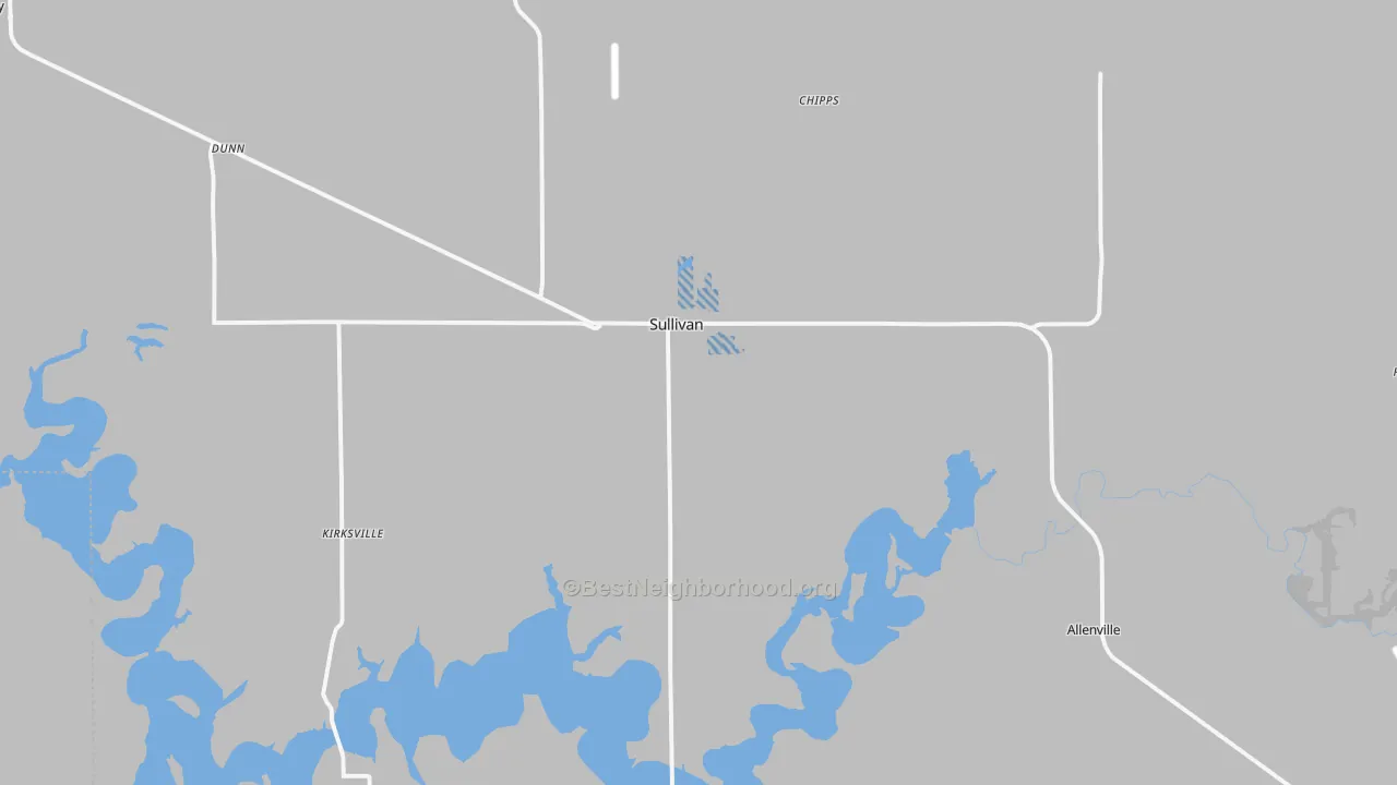 Transit Grade map of Sullivan, IL