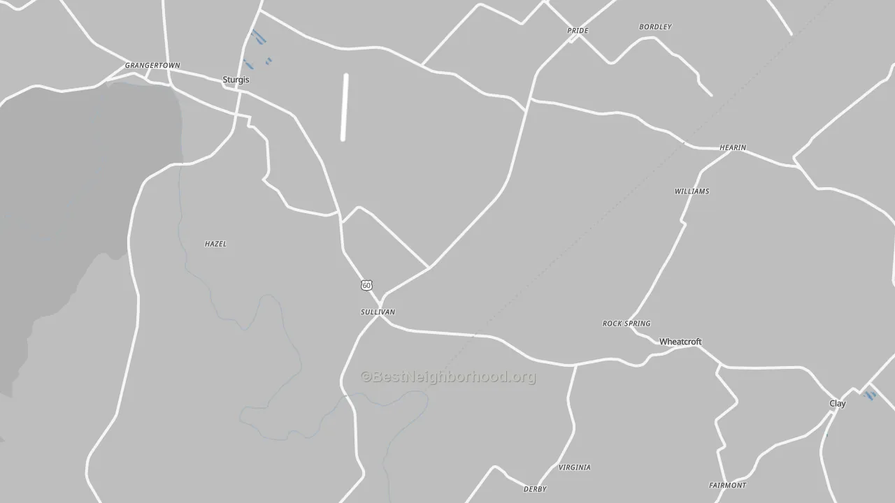 Transit Grade map of Sullivan, KY