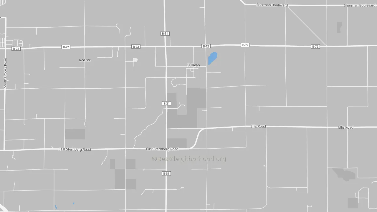 Transit Grade map of Sullivan, MI