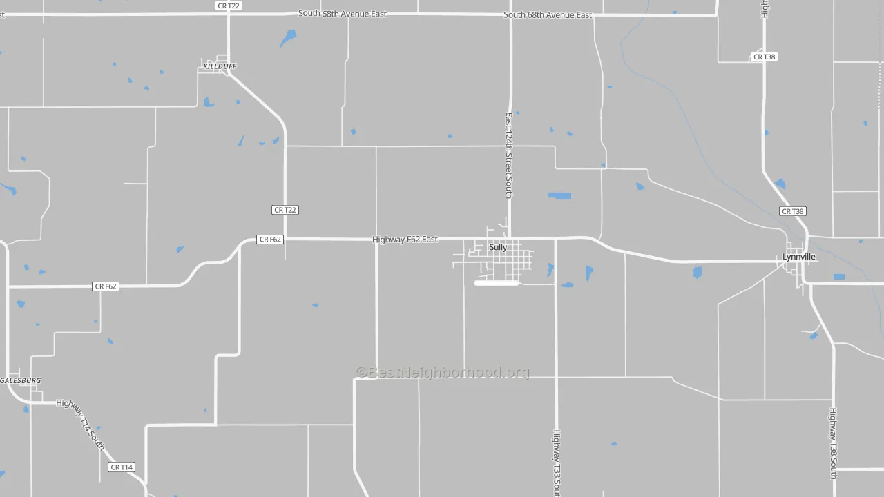 Transit Grade map of Sully, IA