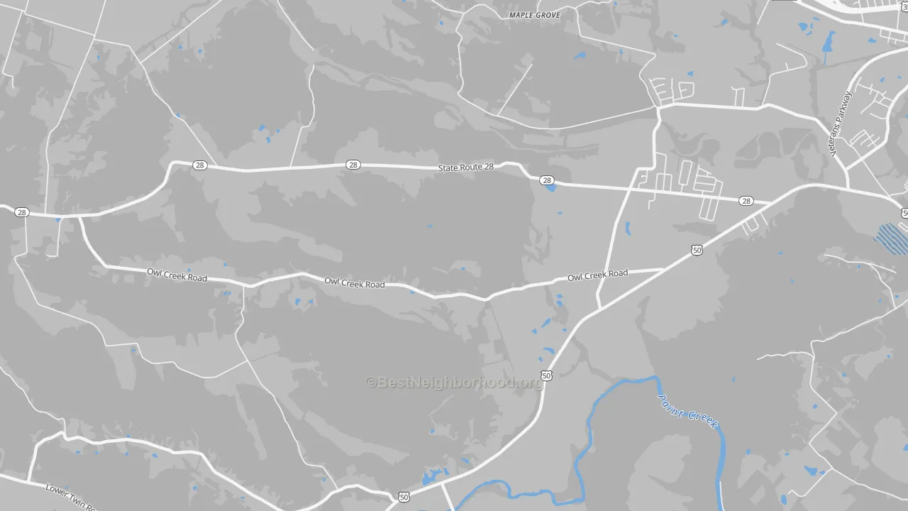 Transit Grade map of Sulphur Lick, OH