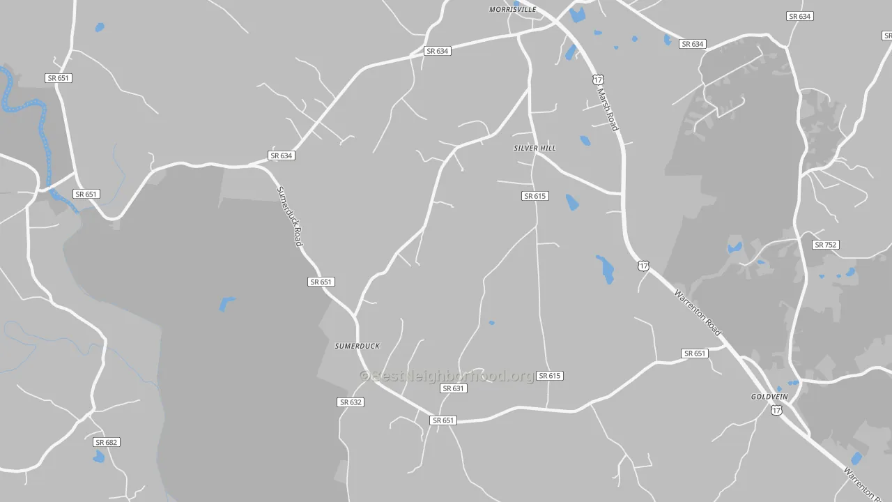 Transit Grade map of Sumerduck, VA