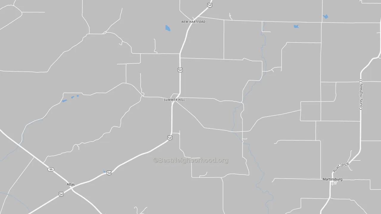 Transit Grade map of Summer Hill, IL