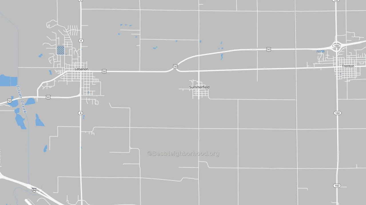 Transit Grade map of Summerfield, IL