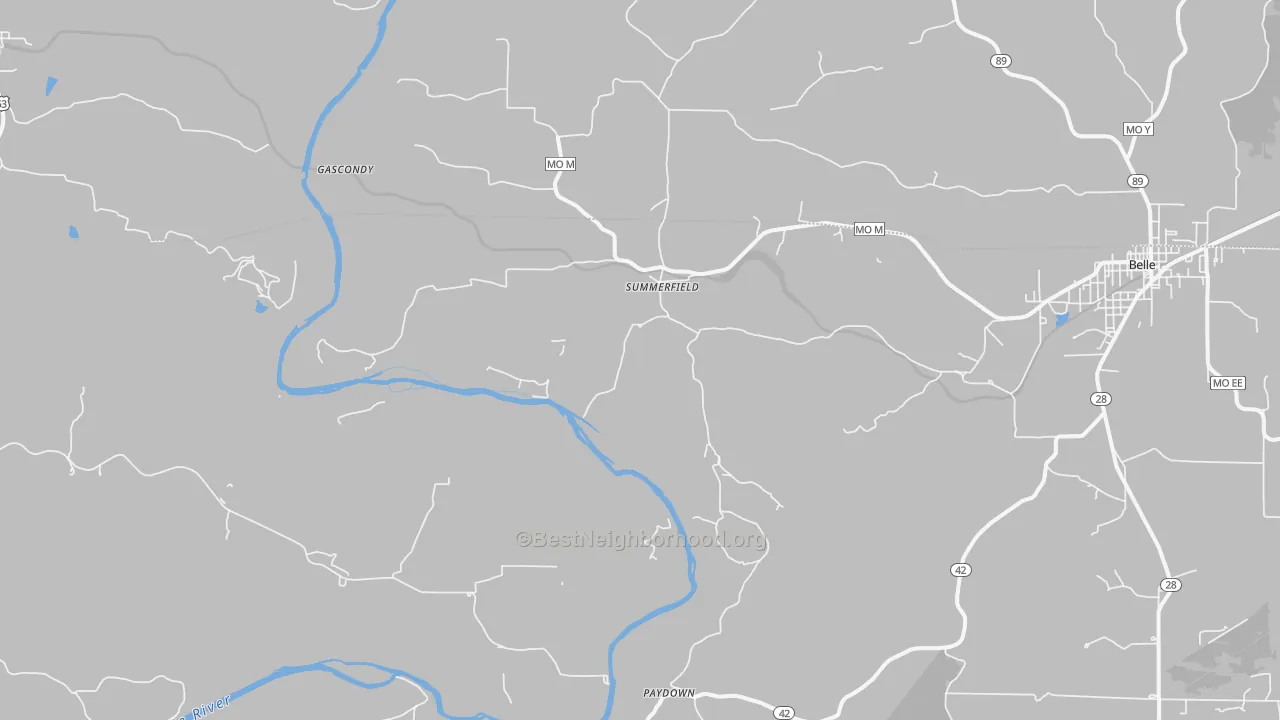 Transit Grade map of Summerfield, MO