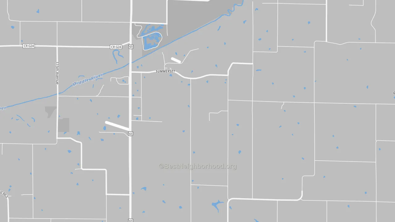 Transit Grade map of Summerset, IA