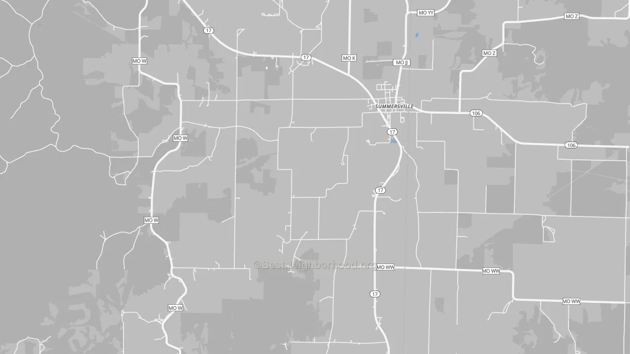 Transit Grade map of Summersville, MO
