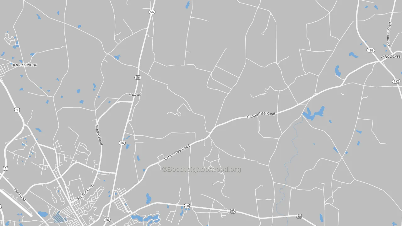 Transit Grade map of Summertown, GA