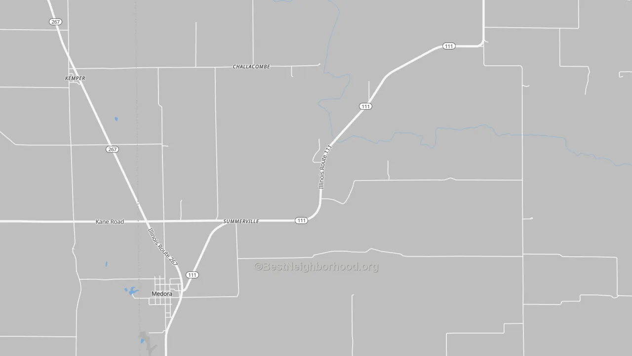 Transit Grade map of Summerville, IL