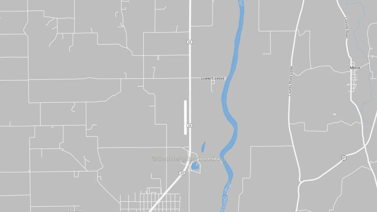 Transit Grade map of Summit Grove, IN