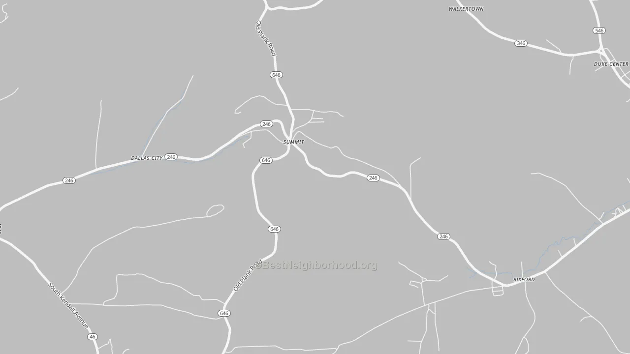 Transit Grade map of Summit, PA