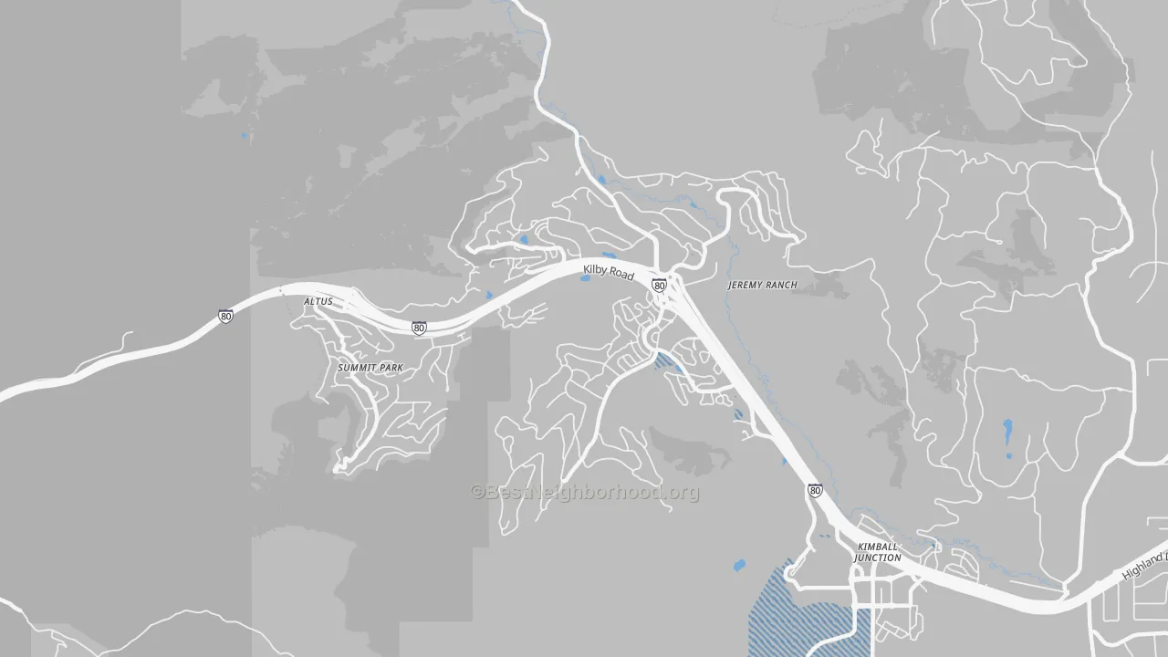 Transit Grade map of Summit Park, UT