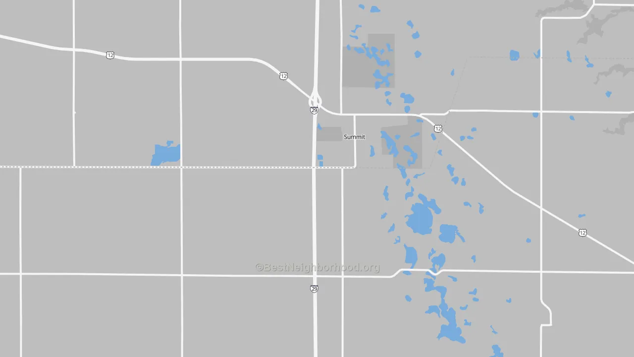 Transit Grade map of Summit, SD