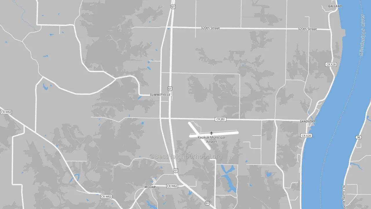 Transit Grade map of Summitville, IA