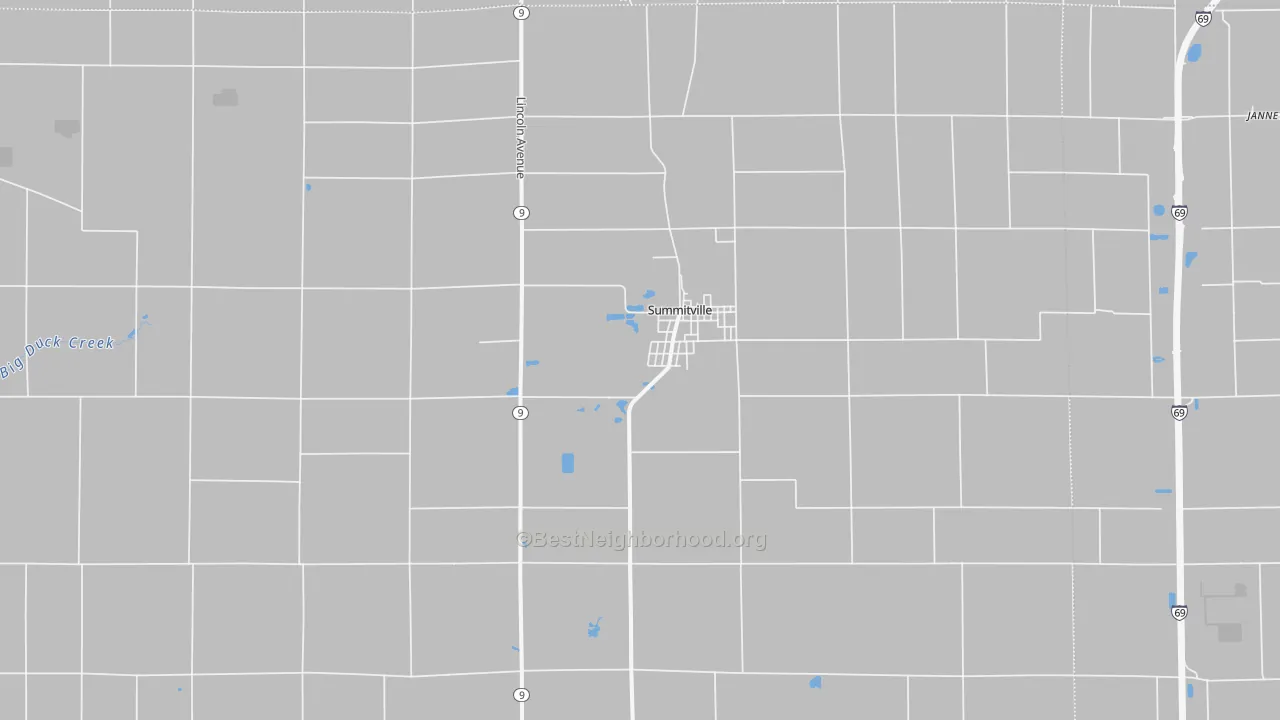 Transit Grade map of Summitville, IN