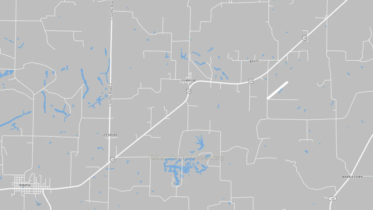 Transit Grade map of Summum, IL