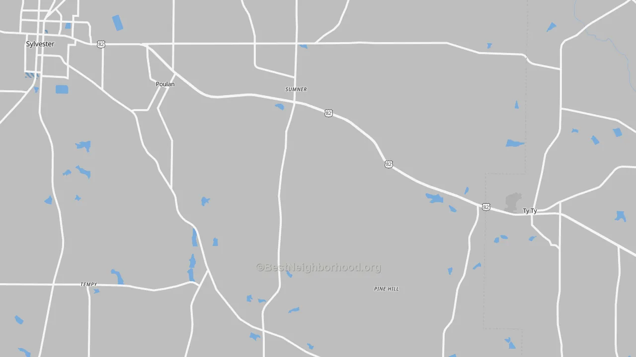 Transit Grade map of Sumner, GA