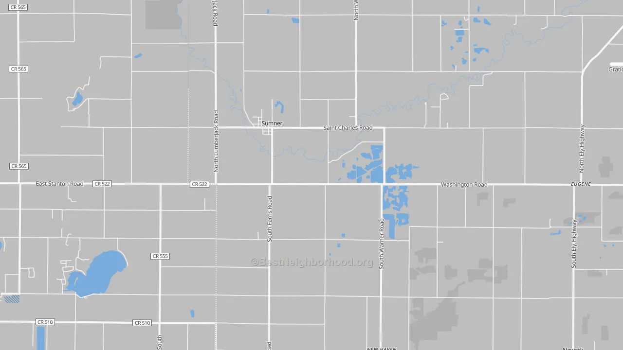 Transit Grade map of Sumner, MI