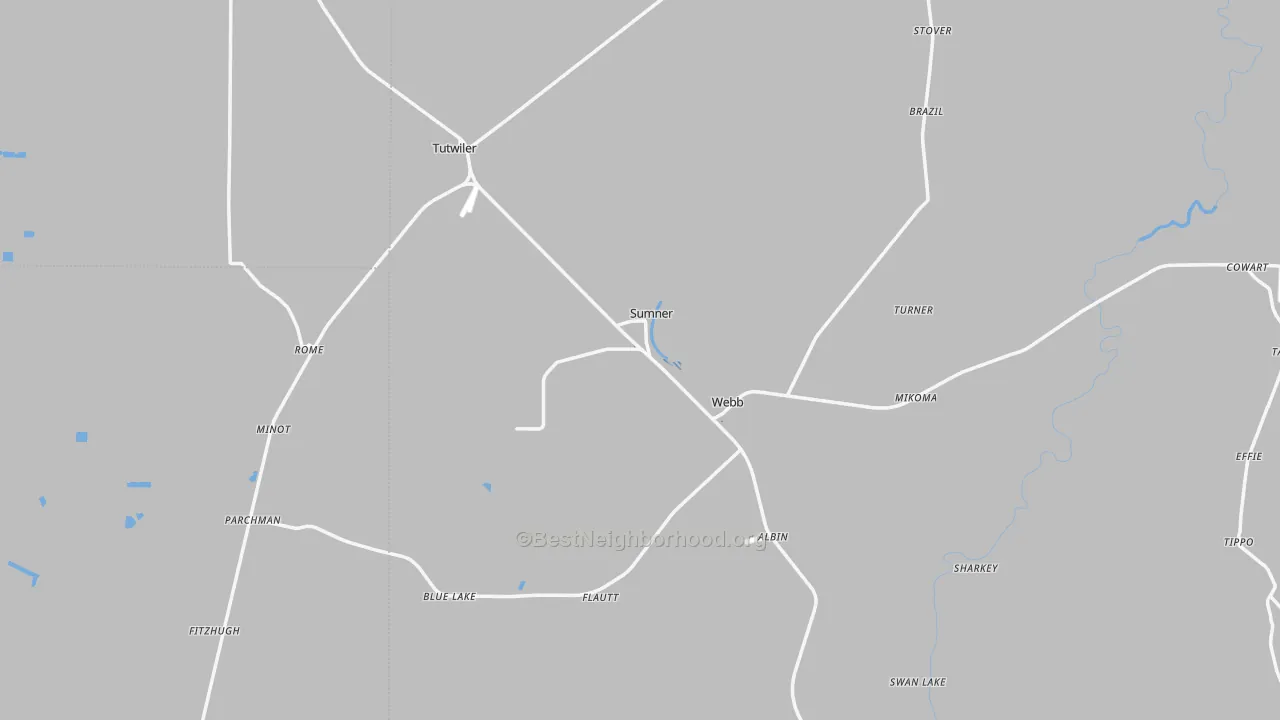 Transit Grade map of Sumner, MS