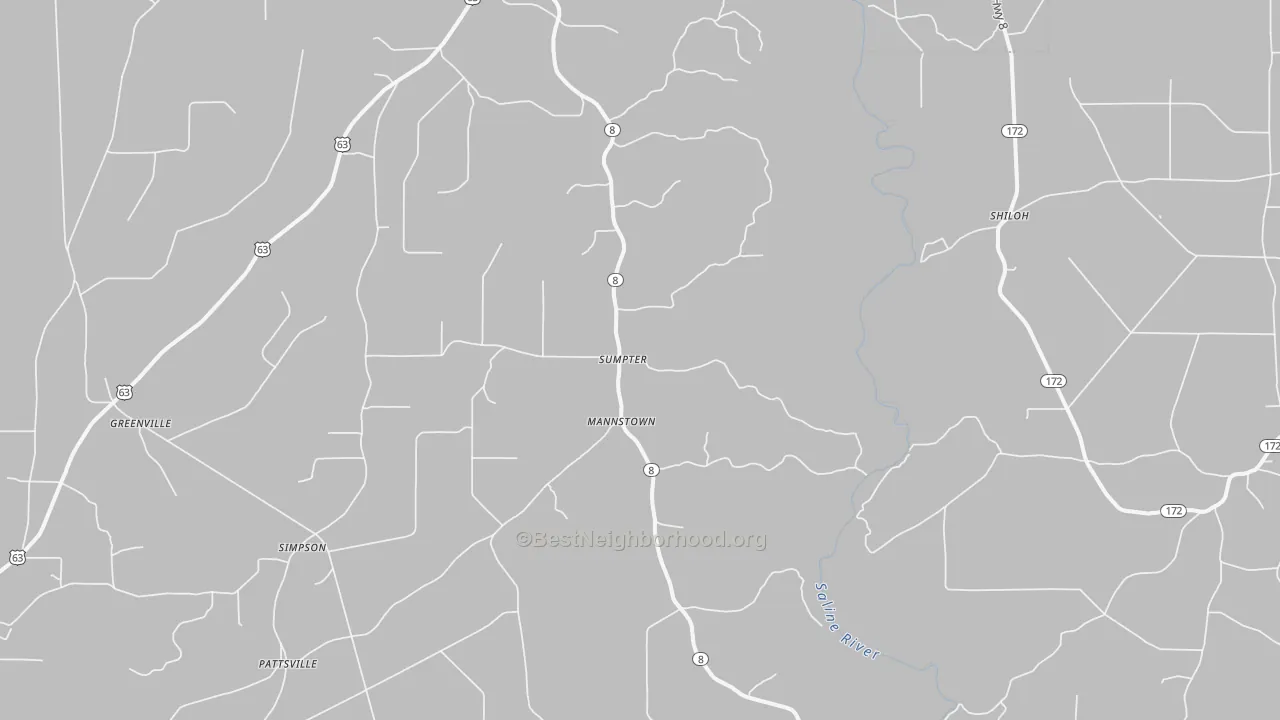 Transit Grade map of Sumpter, AR