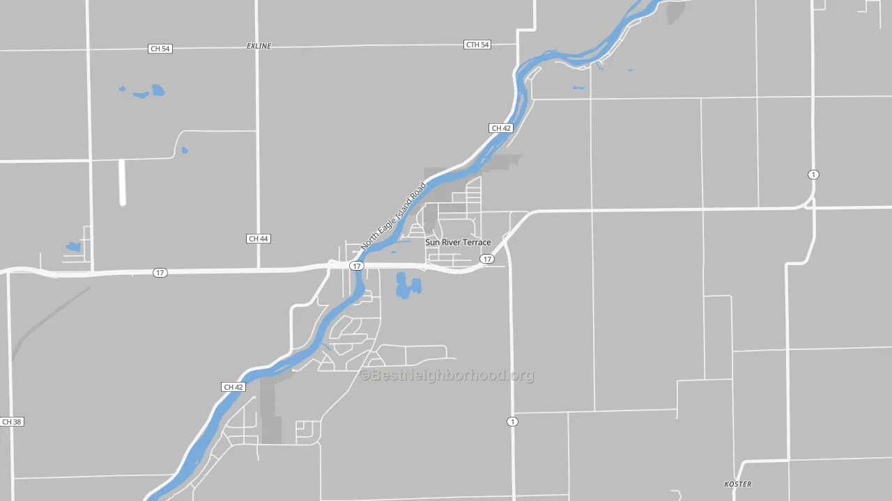 Transit Grade map of Sun River Terrace, IL