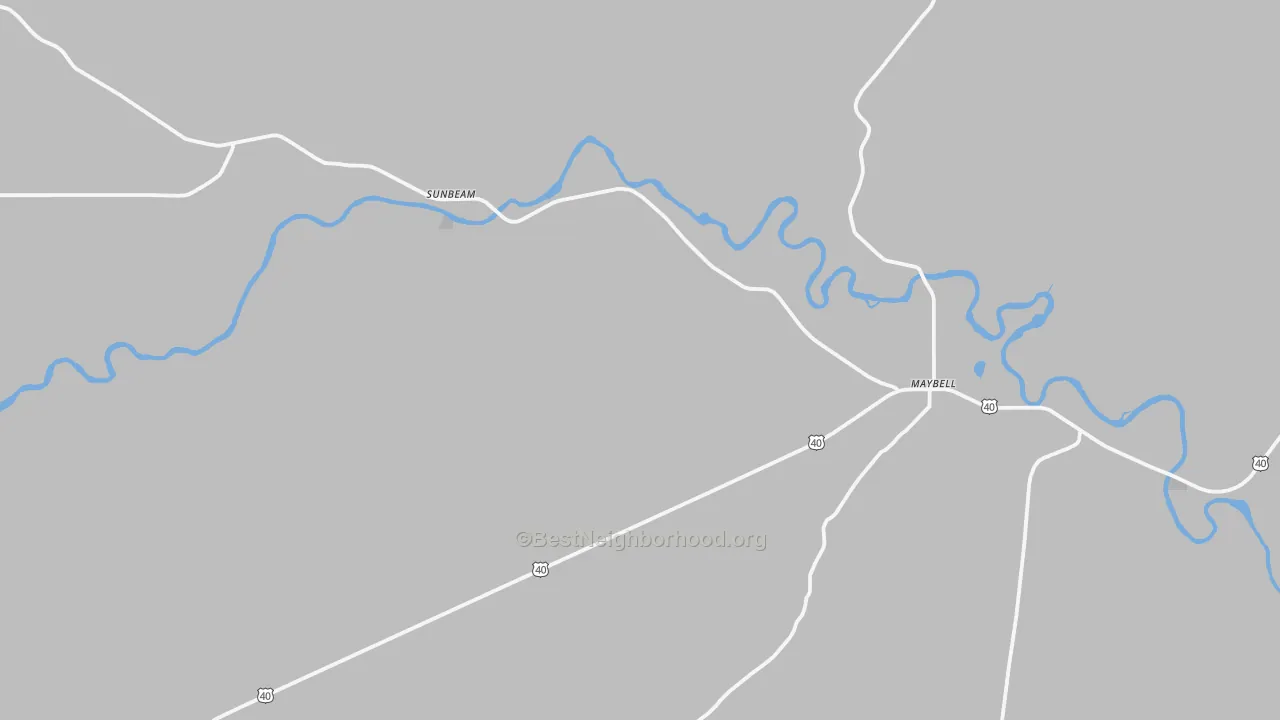 Transit Grade map of Sunbeam, CO