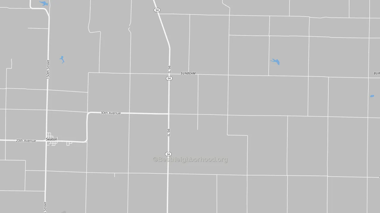 Transit Grade map of Sunbeam, IL