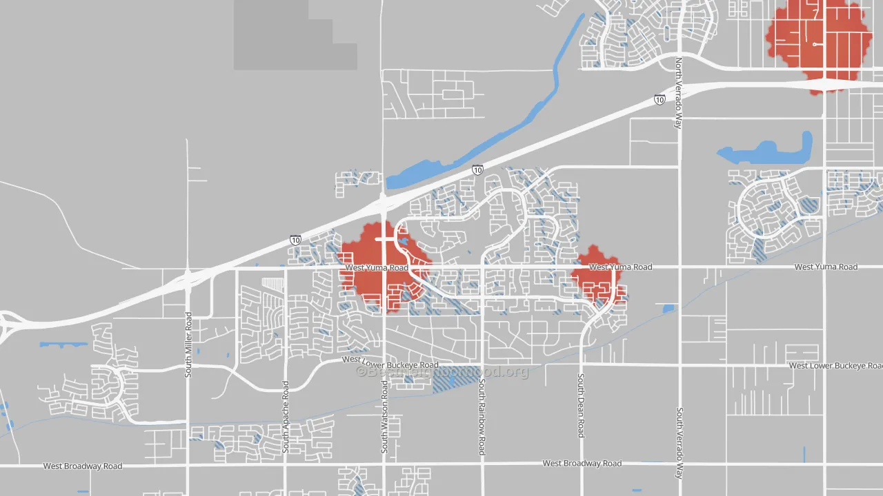 Transit Grade map of Sundance, Buckeye, AZ