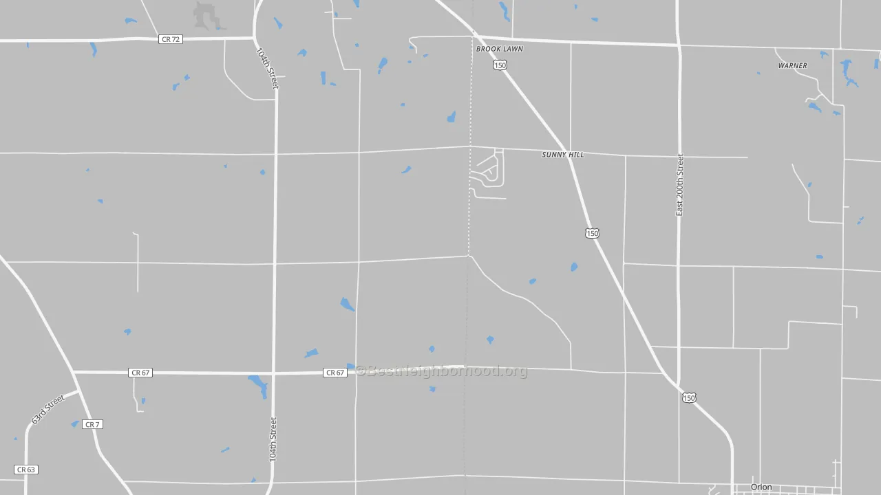 Transit Grade map of Sunny Hill Estates, IL