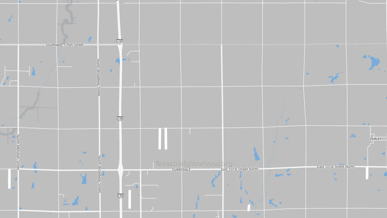 Transit Grade map of Sunnydale, KS
