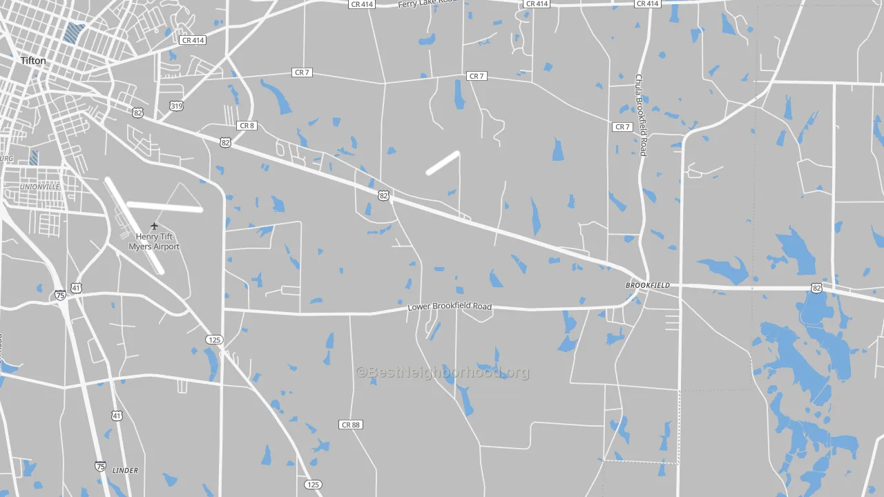 Transit Grade map of Sunsweet, GA