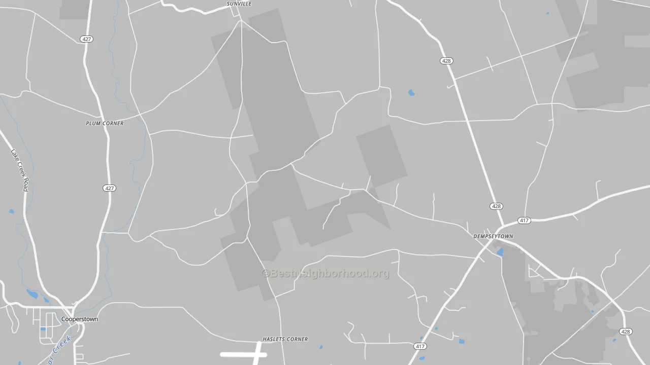 Transit Grade map of Sunville, PA