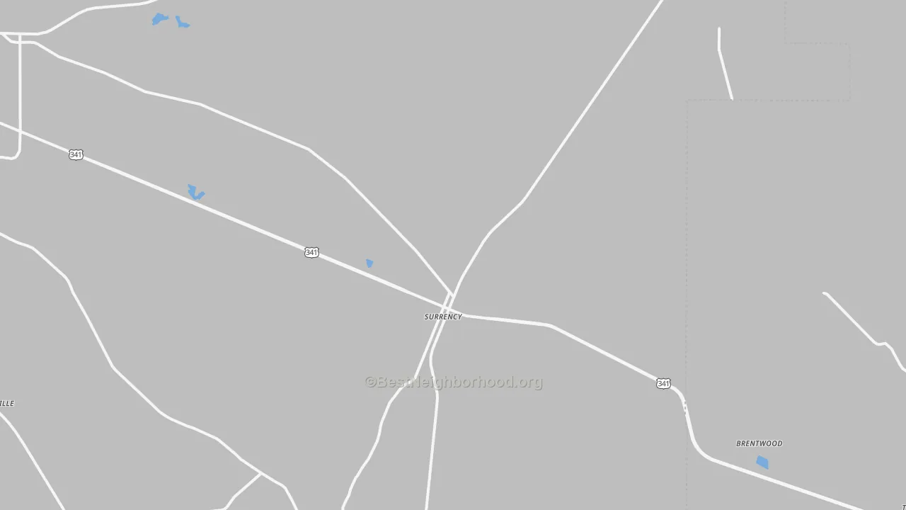 Transit Grade map of Surrency, GA