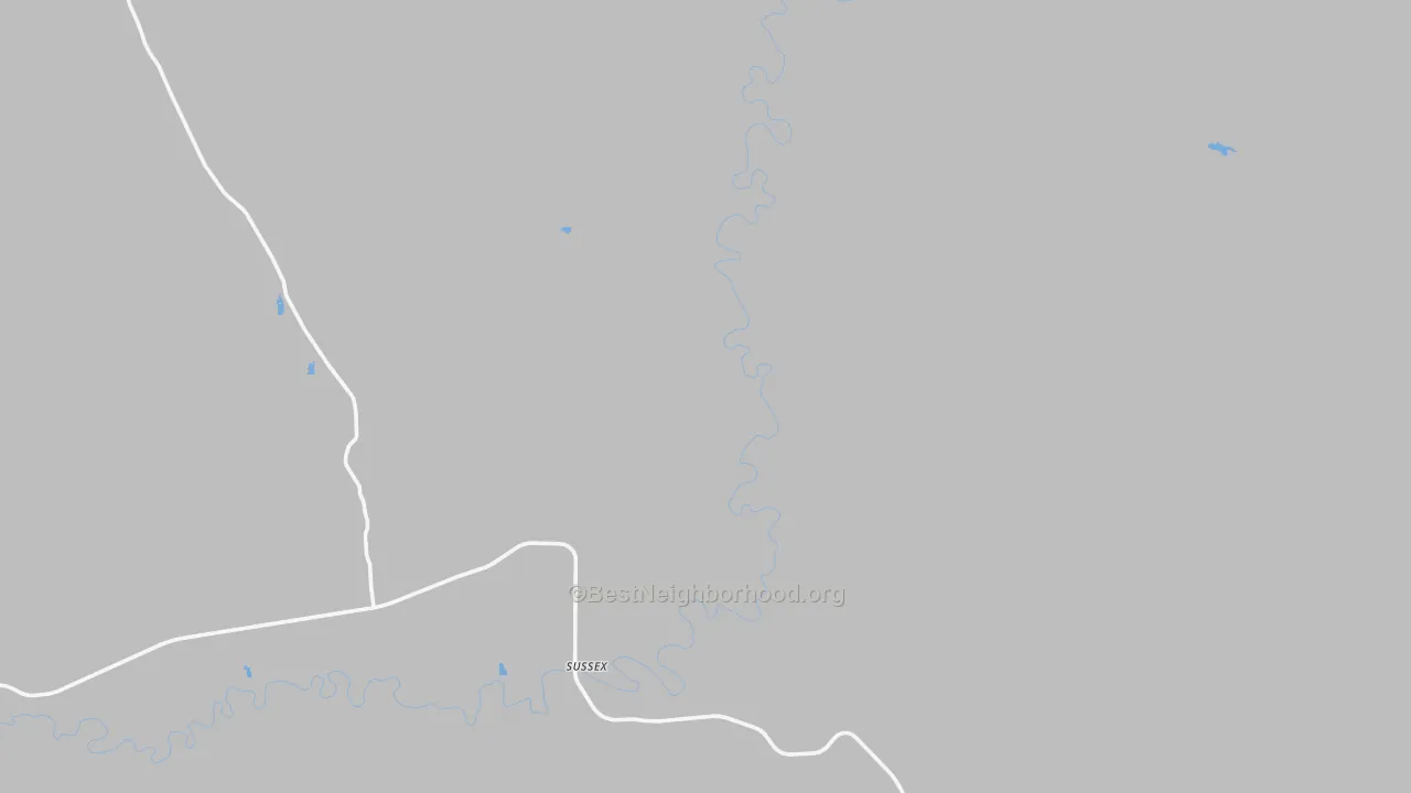 Transit Grade map of Sussex, WY