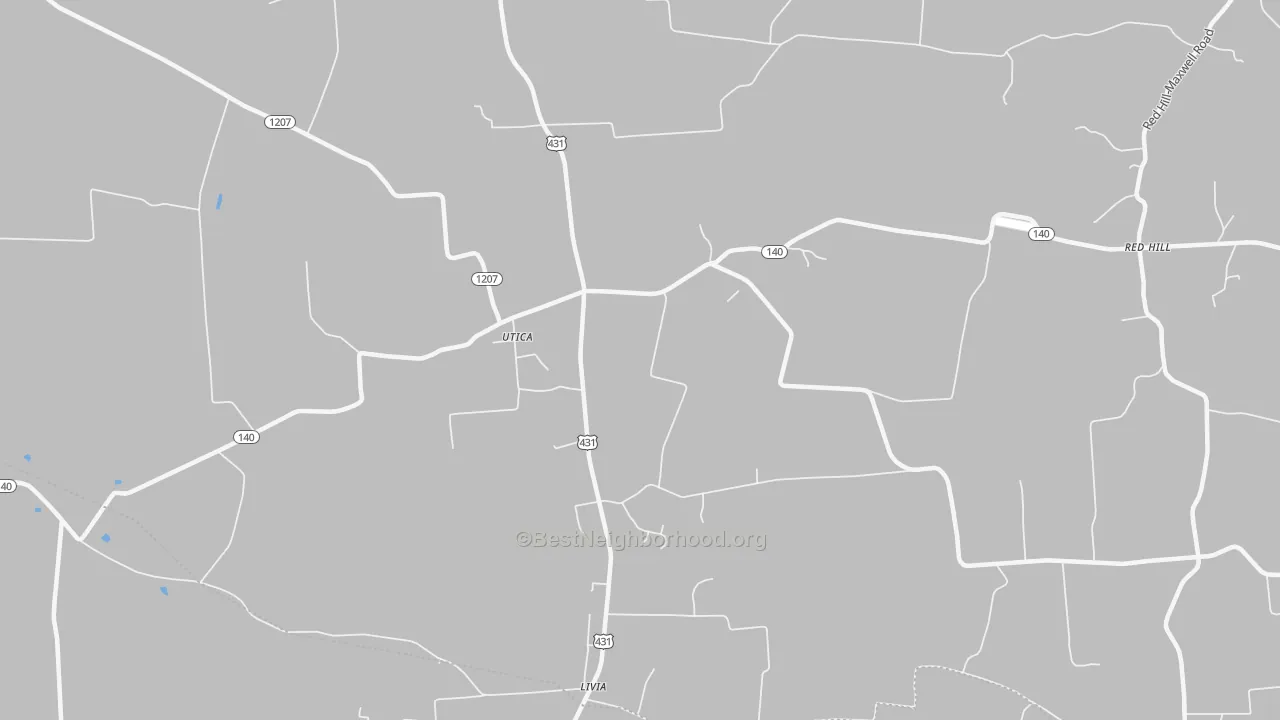 Transit Grade map of Sutherland, KY