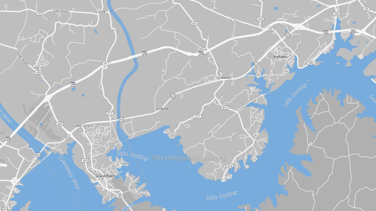 Transit Grade map of Suwanee, KY