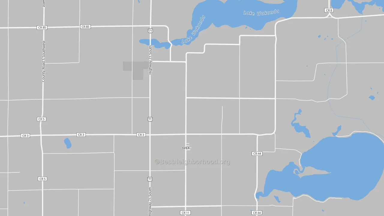 Transit Grade map of Svea, MN
