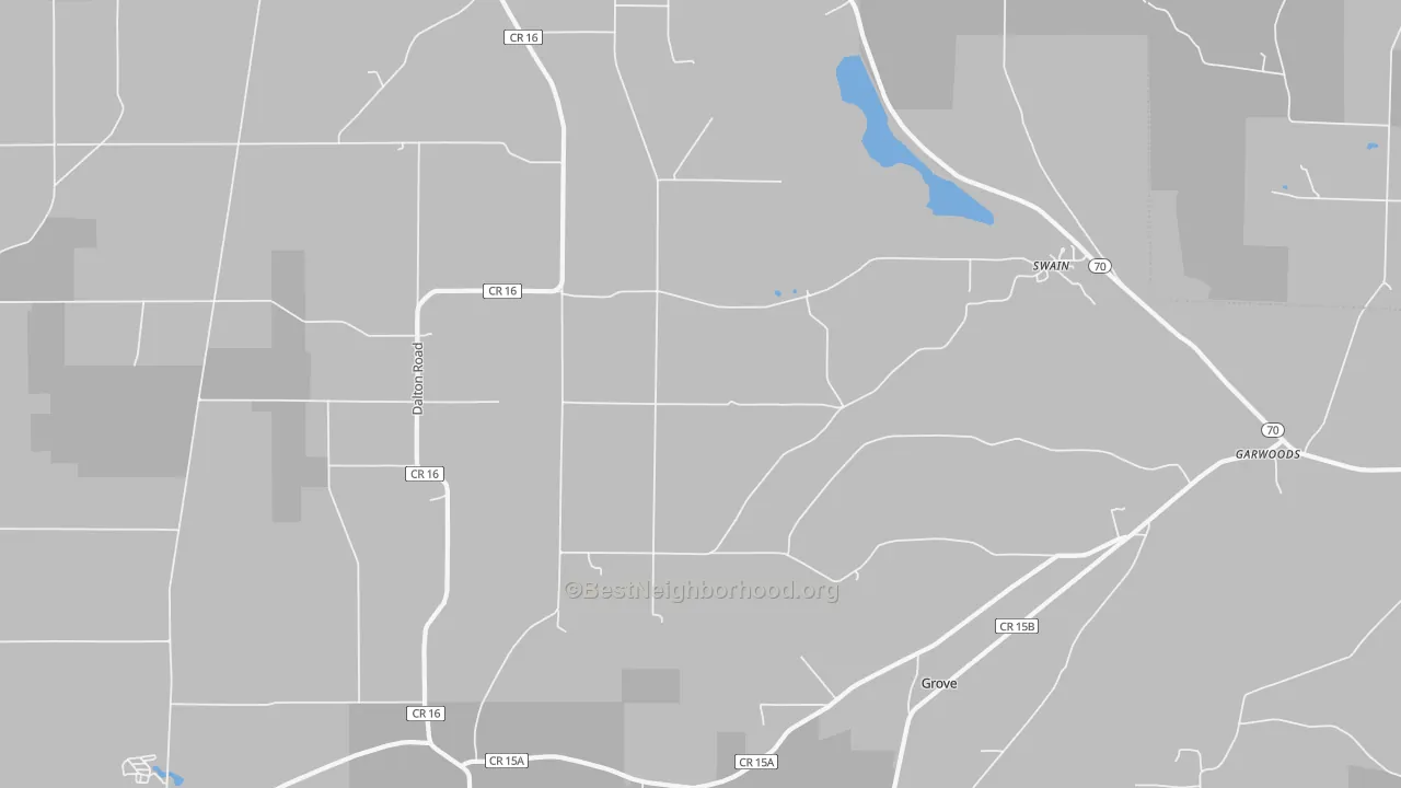 Transit Grade map of Swain, NY