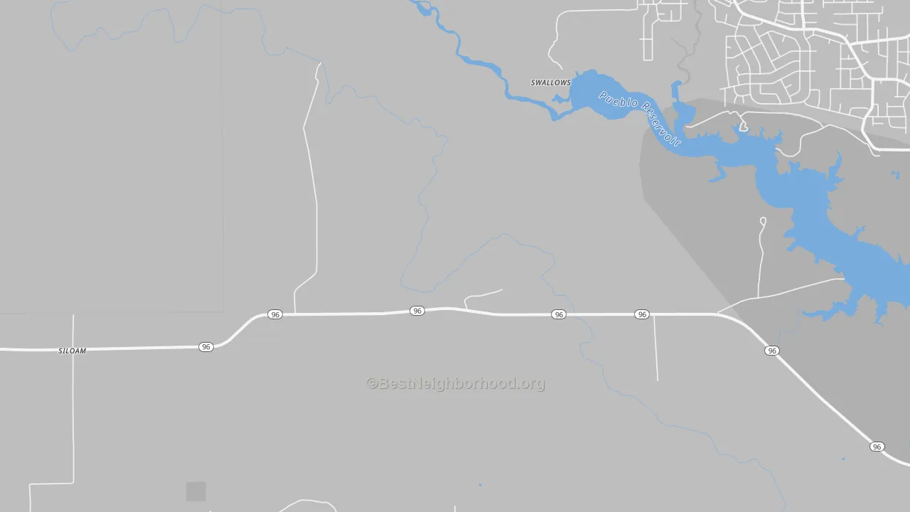 Transit Grade map of Swallows, CO