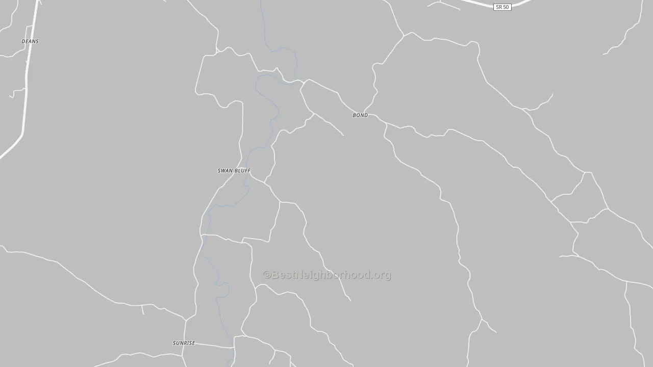Transit Grade map of Swan Bluff, TN