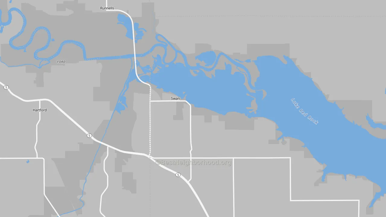 Transit Grade map of Swan, IA
