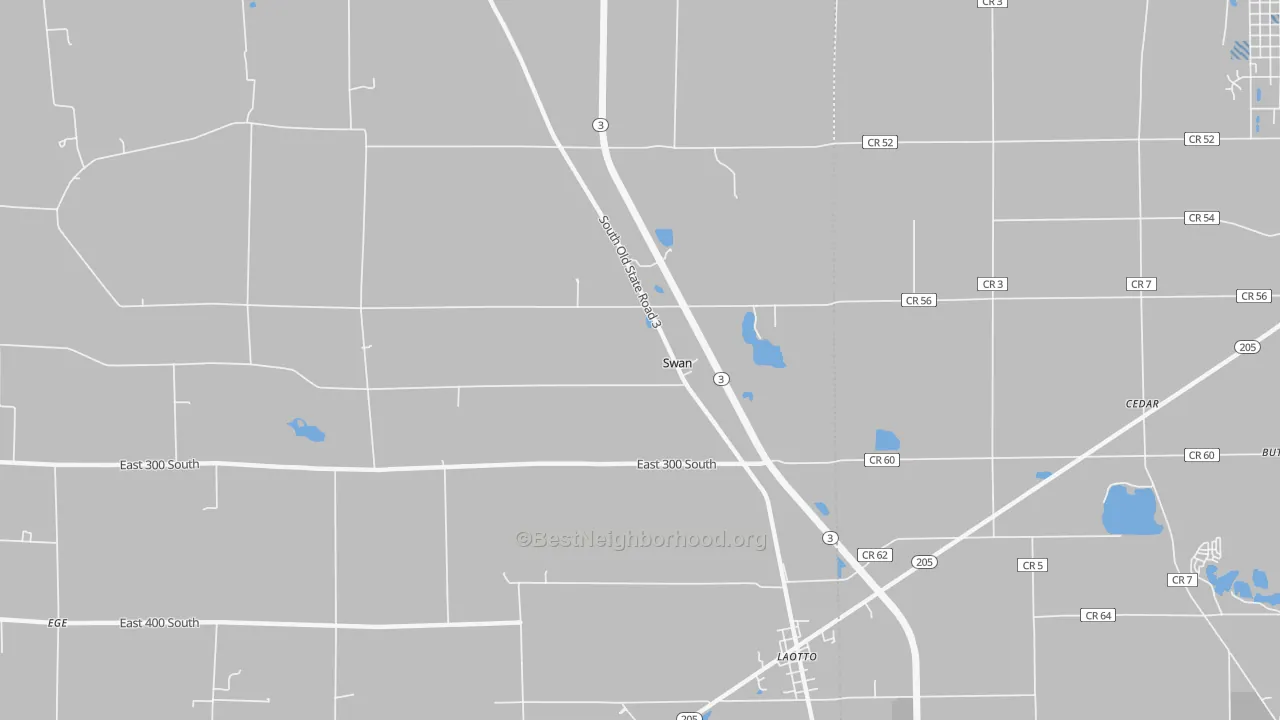 Transit Grade map of Swan, IN