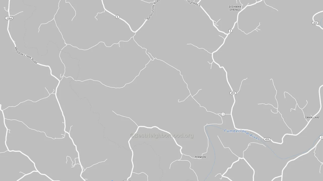 Transit Grade map of Swan Lake, KY