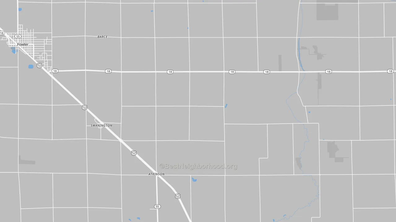 Transit Grade map of Swanington, IN