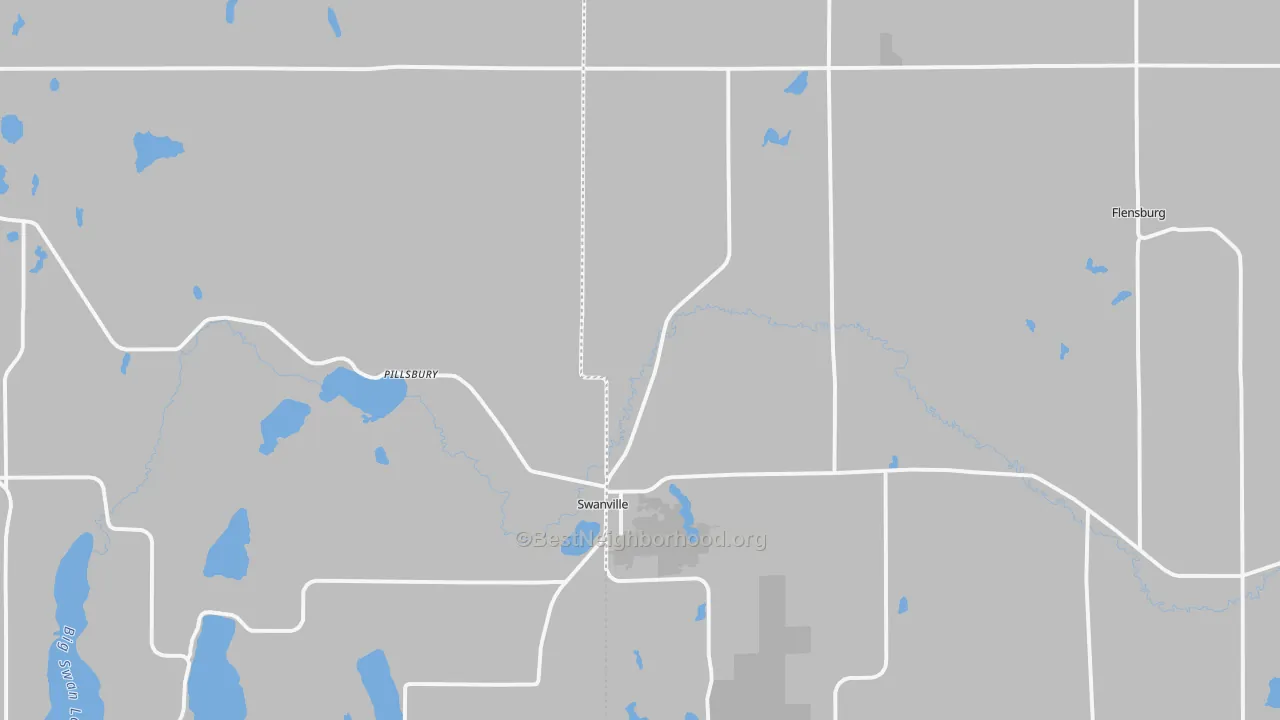 Transit Grade map of Swanville, MN