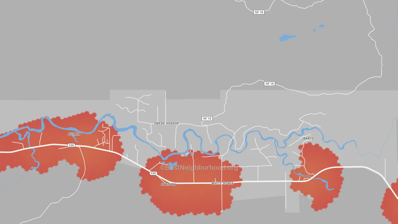 Transit Grade map of Swede Heaven, WA