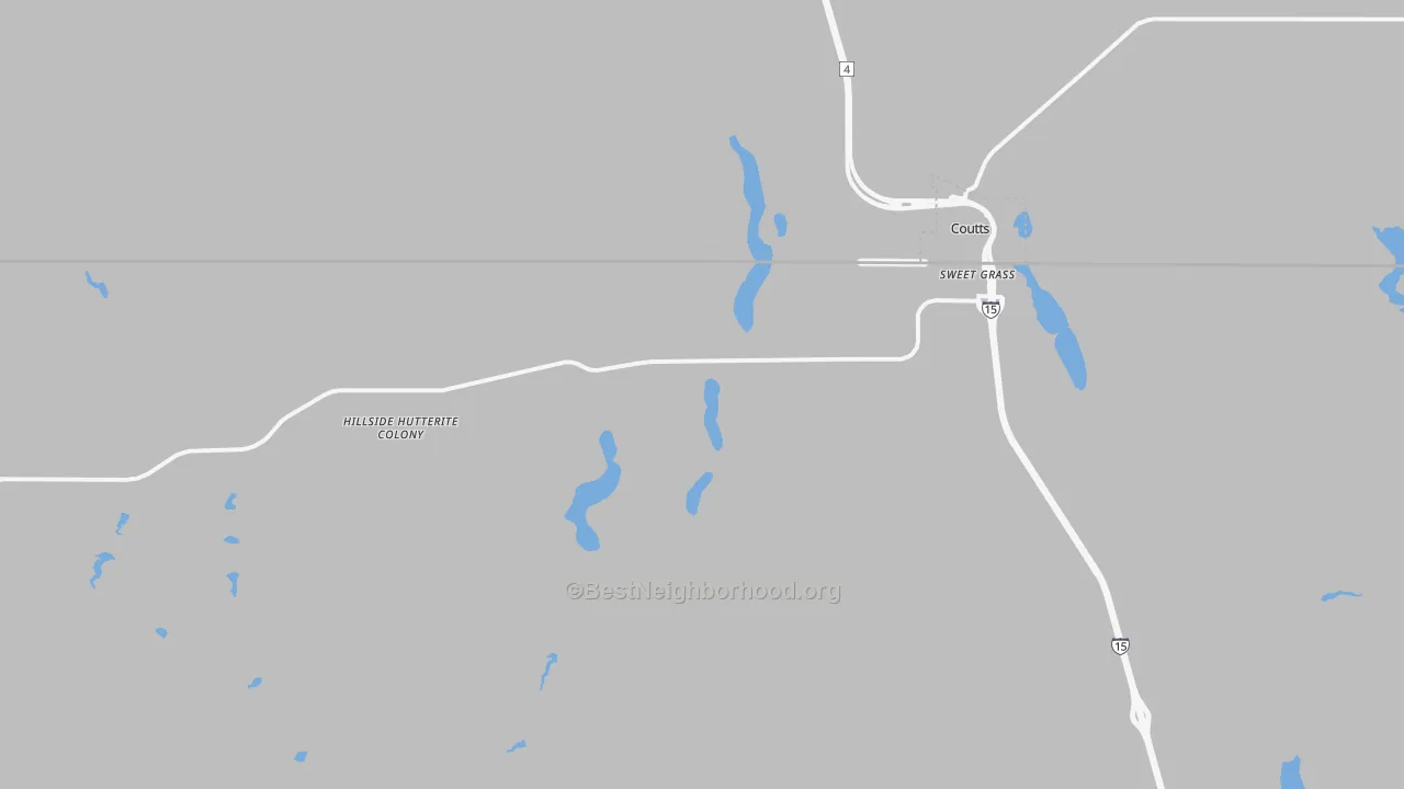 Transit Grade map of Sweet Grass, MT